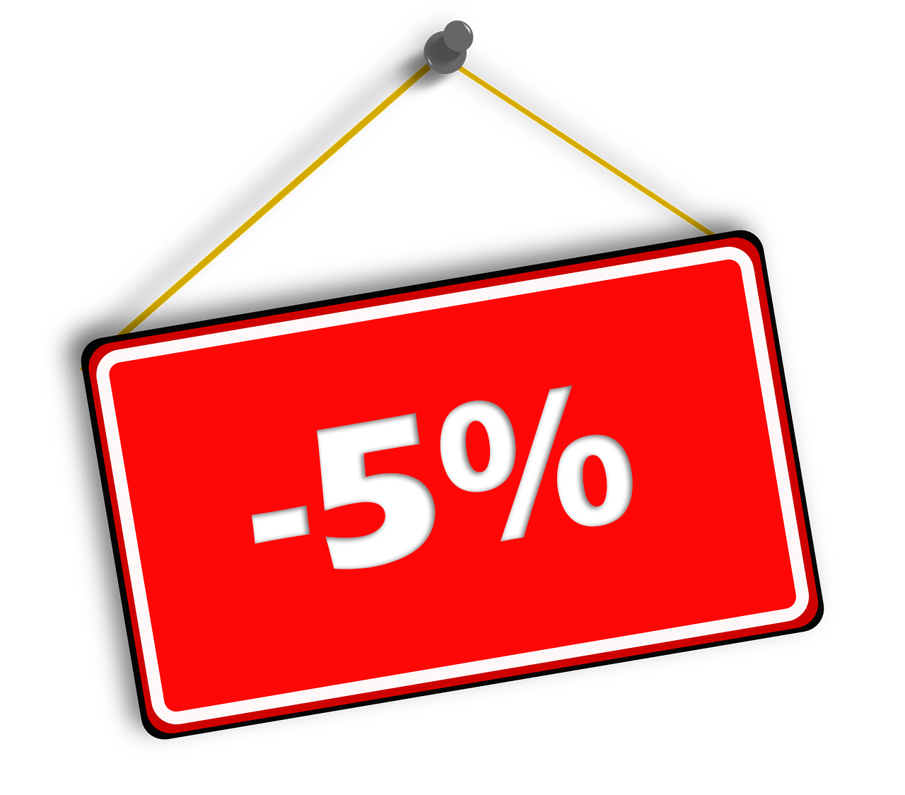 5%